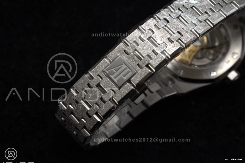 Oak Affordable 1:1 Textured 1033 15454 SS Frosted Super White SA3120 Bracelet Dial SS Edition APSF Royal Best Clone 37mm On 0713